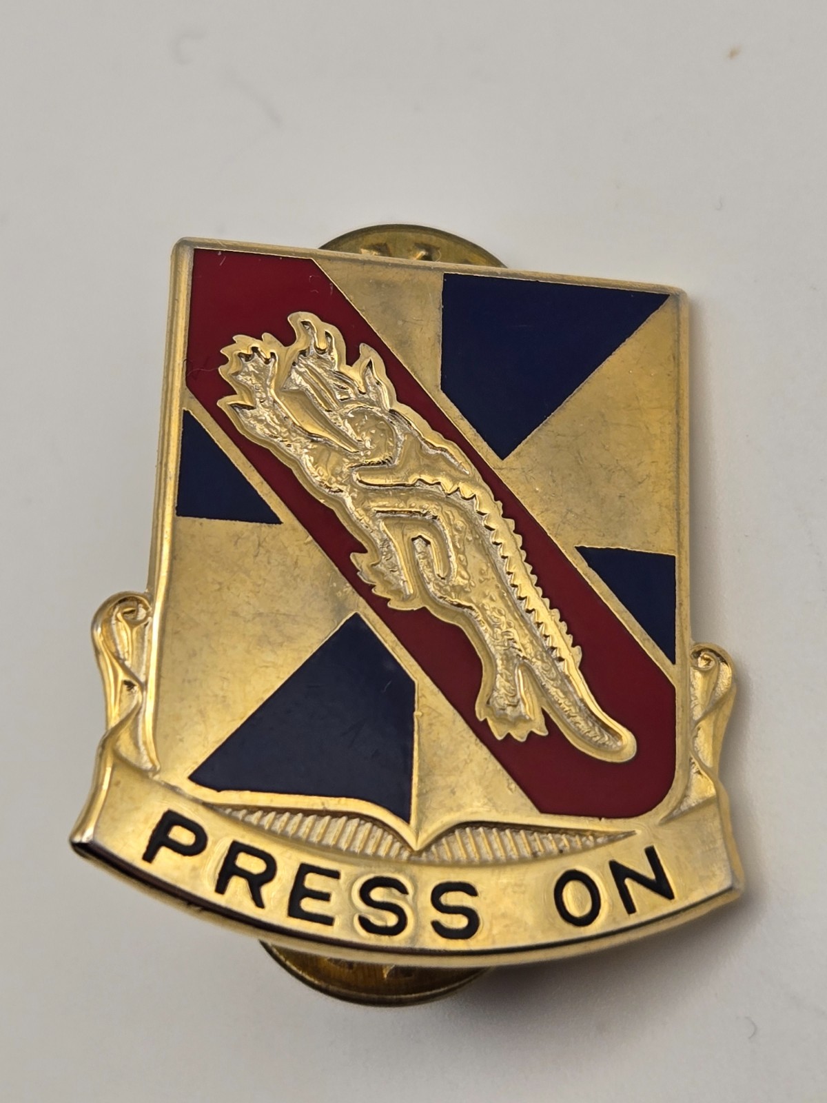 Vintage Army DUI Pin - "Press On" 159th Aviation Regiment