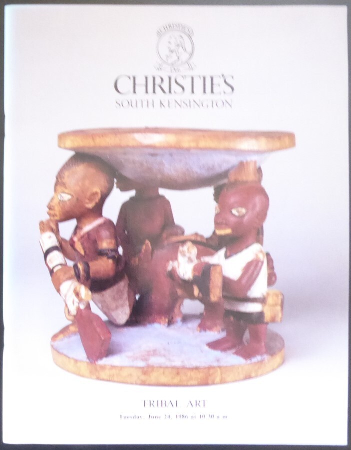 Auction Christie's South Kensington Tribal Art June 24, 1986 African Oceanic