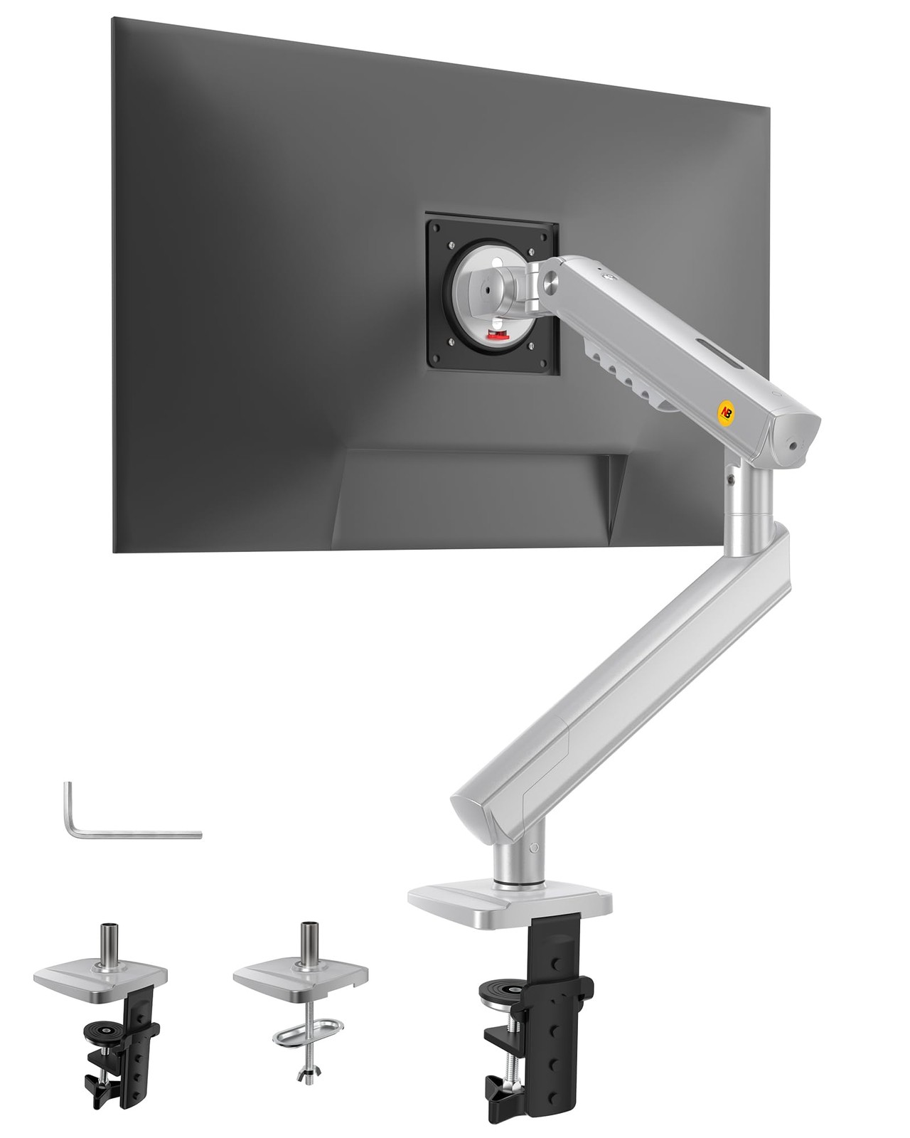 NB Single Computer Monitor Mount, Monitor Stand fits up to 32 Inch, Mechanica...