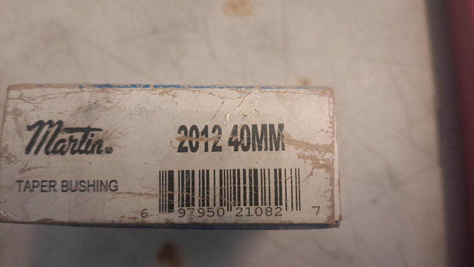 2012 40MM taper lock bushing martin
