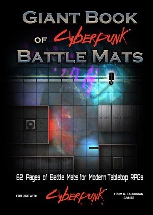 Loke Battle Mats: Giant Book of Cyberpunk Battle Mats LBM 013