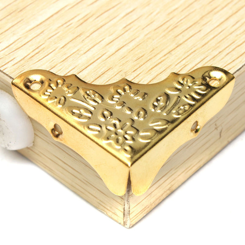 12PCS  Triangle Rattan Carved Decorative Bracket  Furniture Hardware