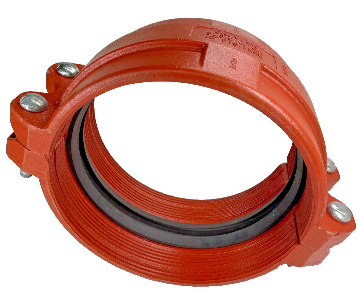Gruvlok 12" Style 7305 HDPE Plain End Pipe Coupling Complete w/ Bolts & Gasket