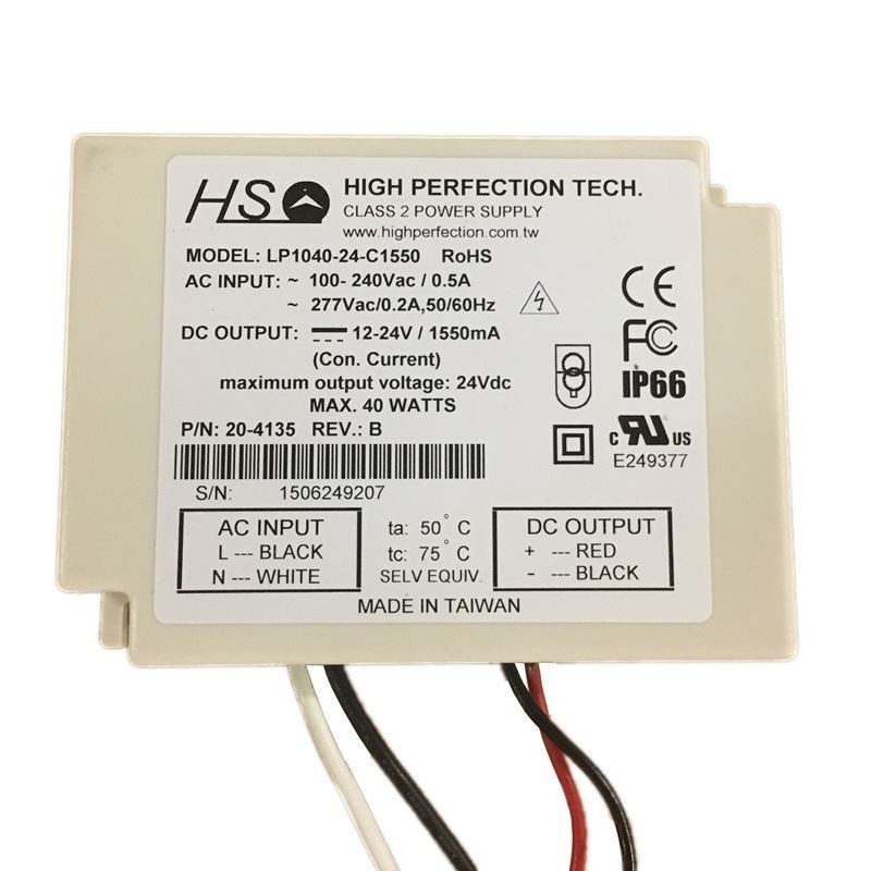 LP1040-24-C1550 LP1040-24 High Perfection 40w 12-24v 1550mA CC LED Driver LB23