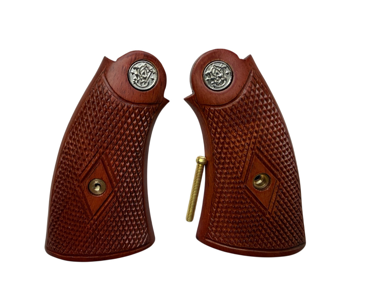 CLASSIC PANEL wood Grip For S&W Hand Ejector 3rd model .32 S&W.33 "SQUARE BUTT"