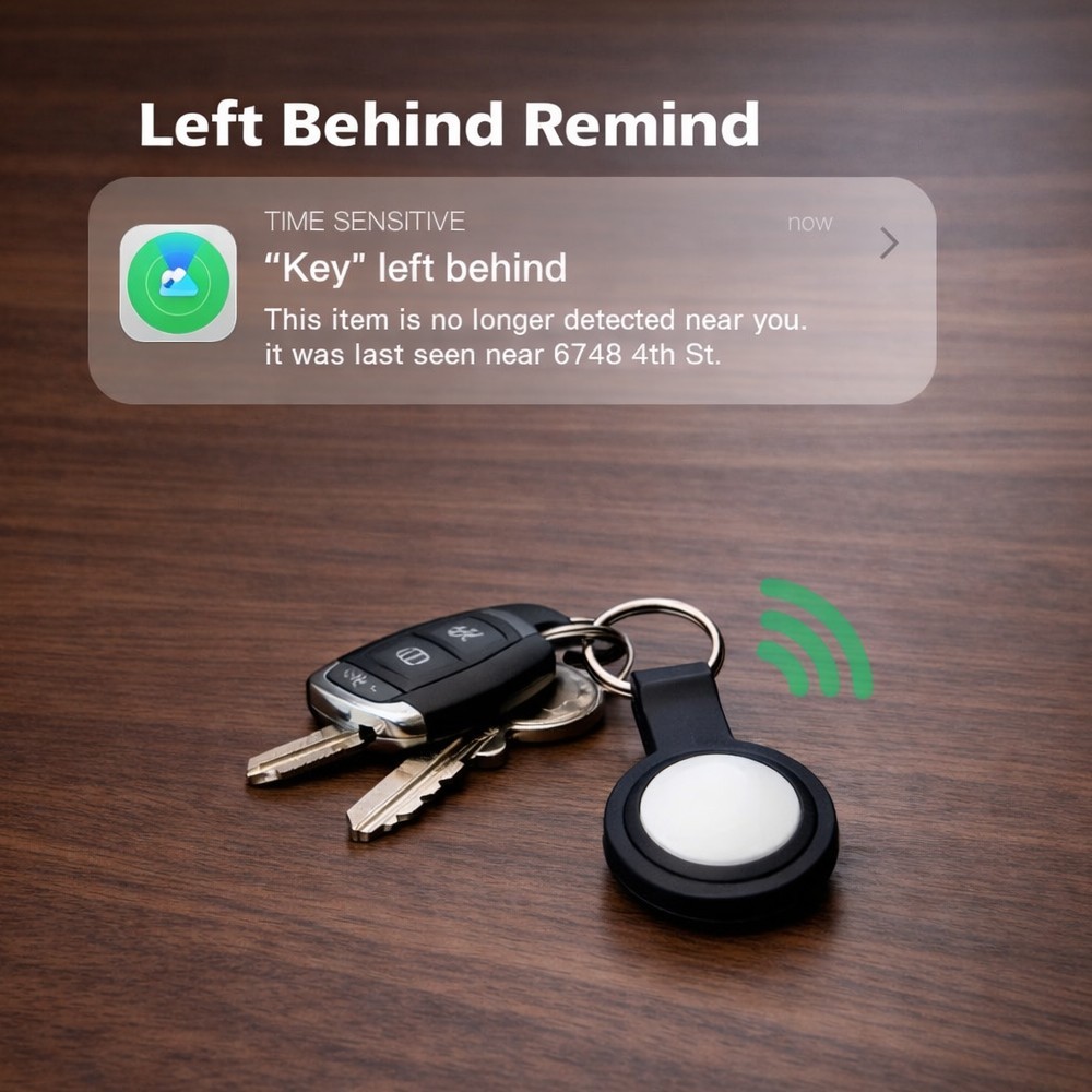 MicFlip Universal Tag Trackers (2 Pack) - Apple Find My Network & Google/Android