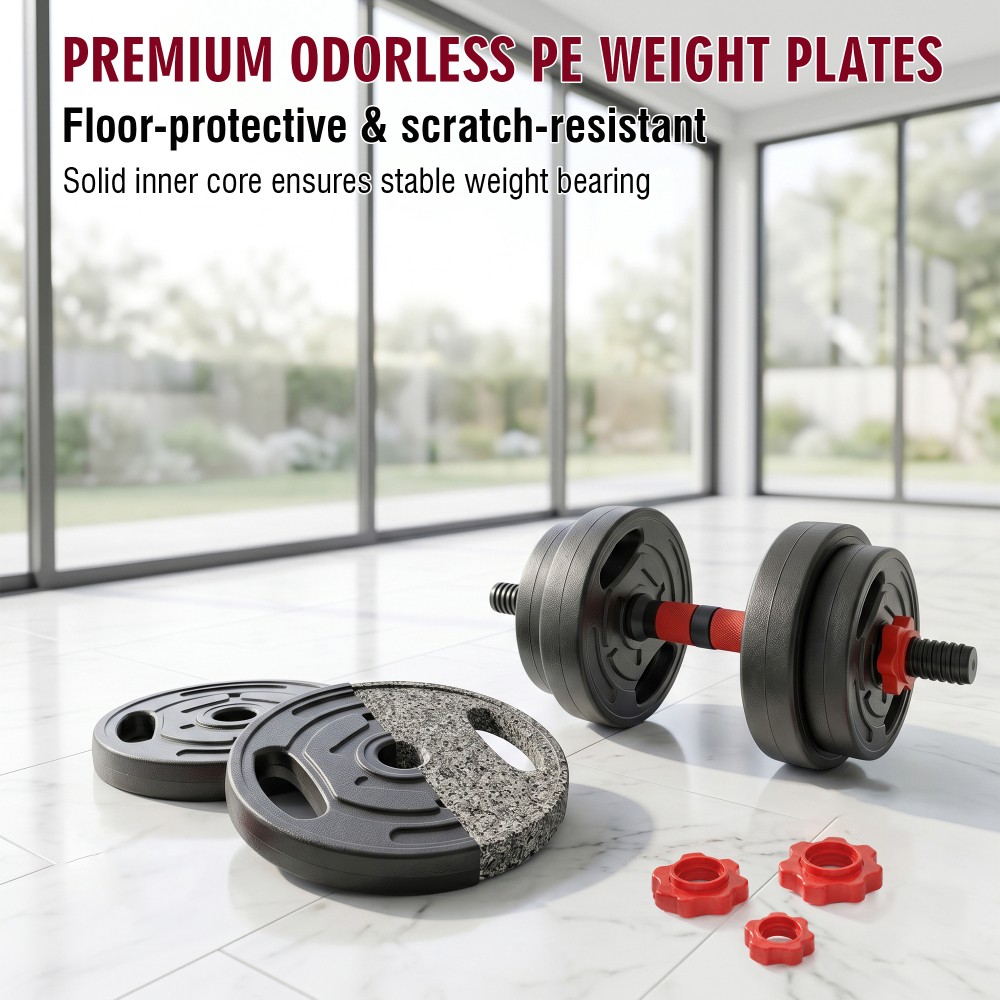 66LB Adjustable Dumbbell Set,Convertible Weights,Dumbbells, Barbell, Kettlebells