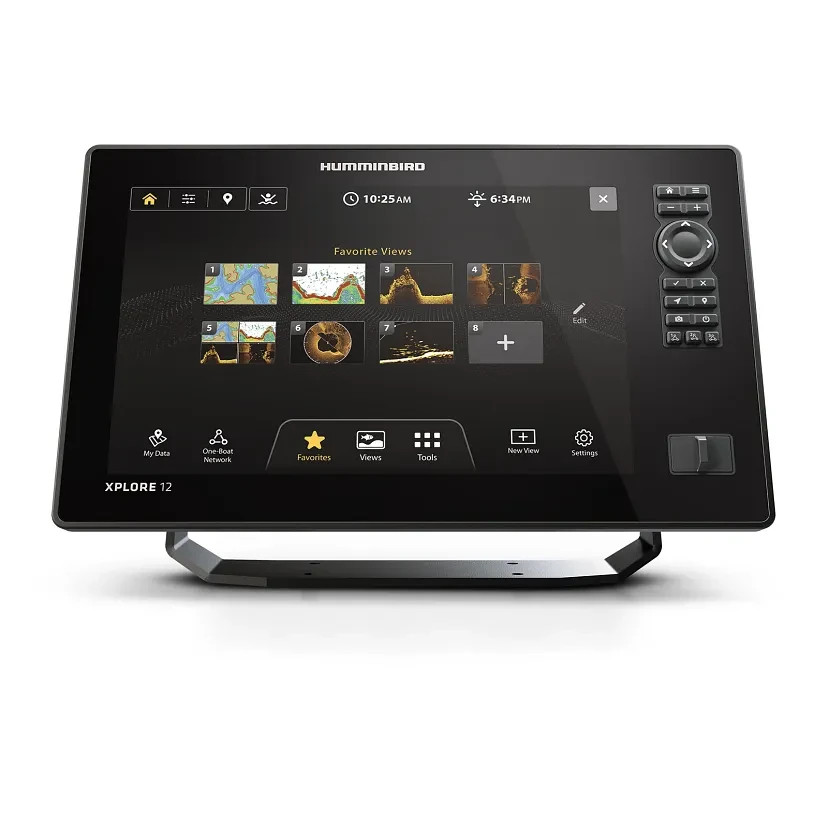 Hummingbird Xplore 12 Fish Finder 412020-1CHO Head Unit Gimbal Bracket Knobs