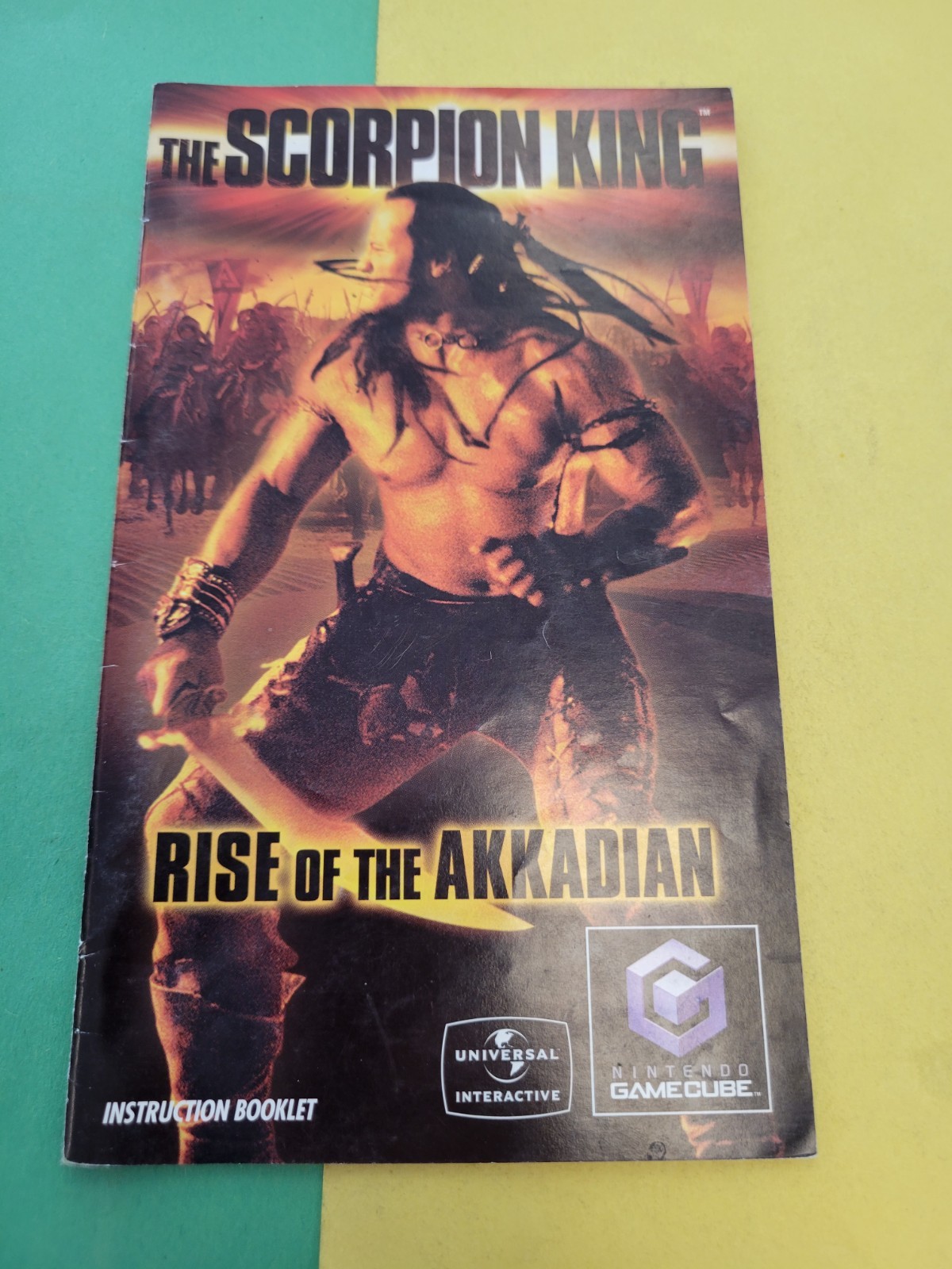 The Scorpion King: Rise of the Akkadian Instruction Booklet Nintendo GameCube