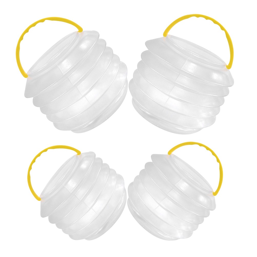 4 Pcs Buckets with Handles Watercolor Brush Holder Art Pen Washing