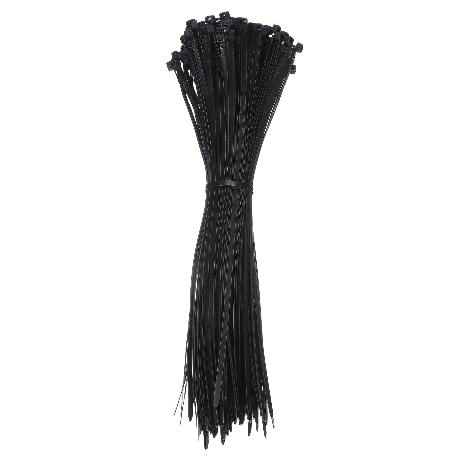 200Pcs 14 Inch x 5.1 mm Zip Ties, Self-Locking Nylon Wire Cable Ties Black