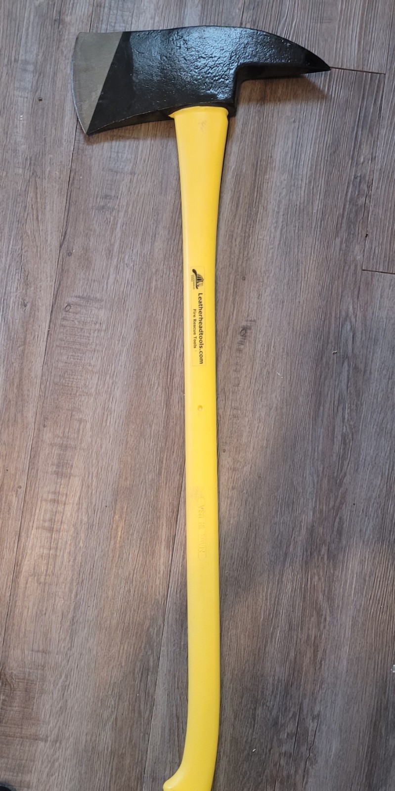 Leatherhead Tools Pick Axe, 36" Yellow Fiberglass Handle, 6 lb. Head PAY-6