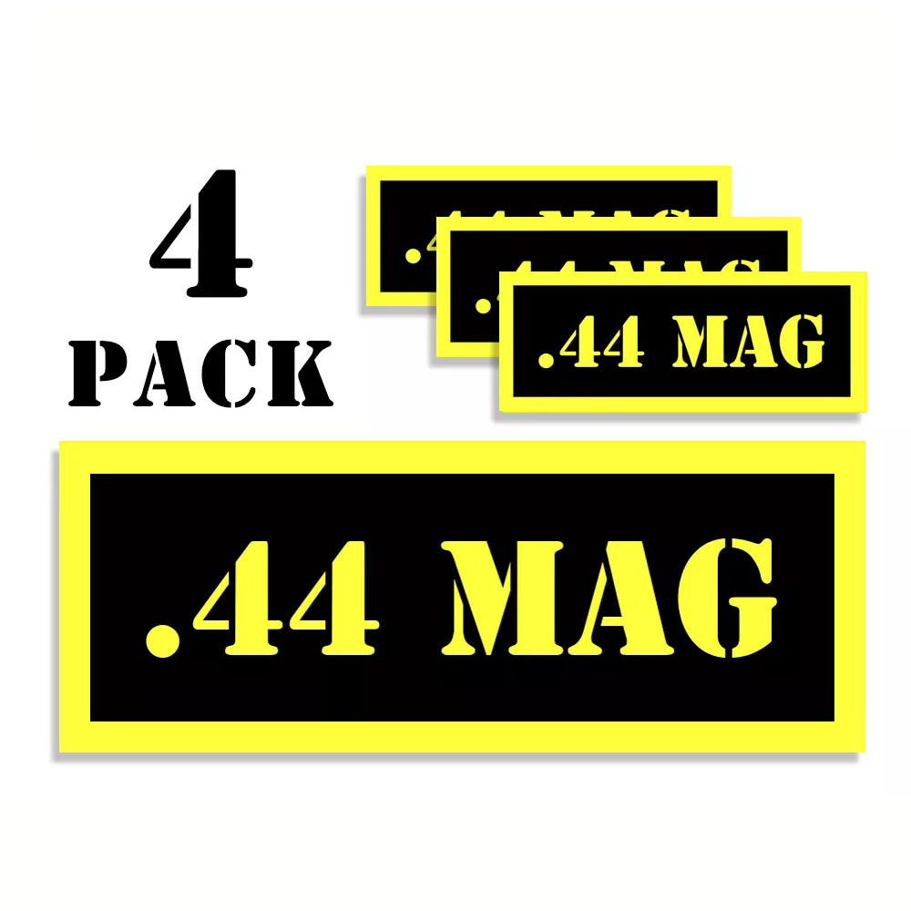 44 MAG Can Label Stickers Decal Ammunition (4 pack)