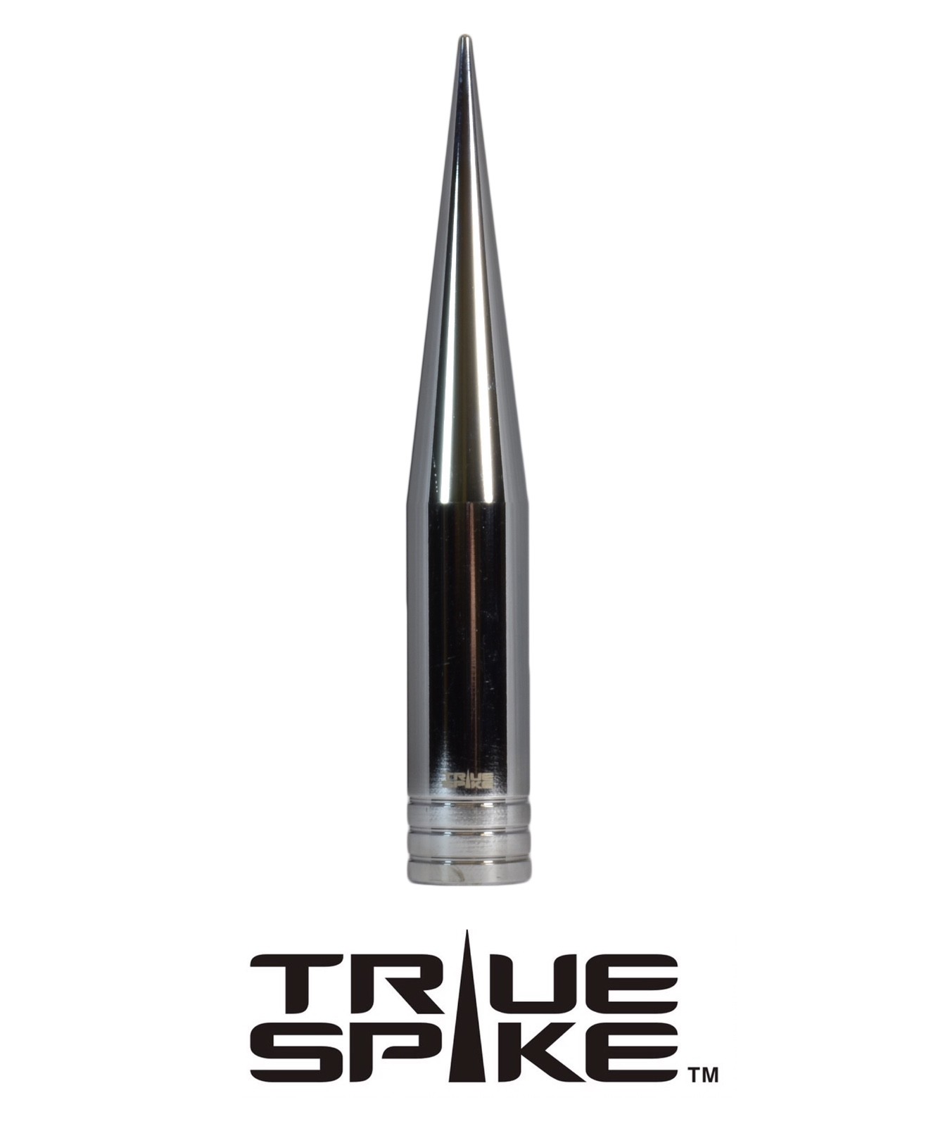 TRUE SPIKE CHROME 5" FAT SPIKED ANTENNA FOR HARLEY DAVIDSON ULTRA W/ TOUR-PAK