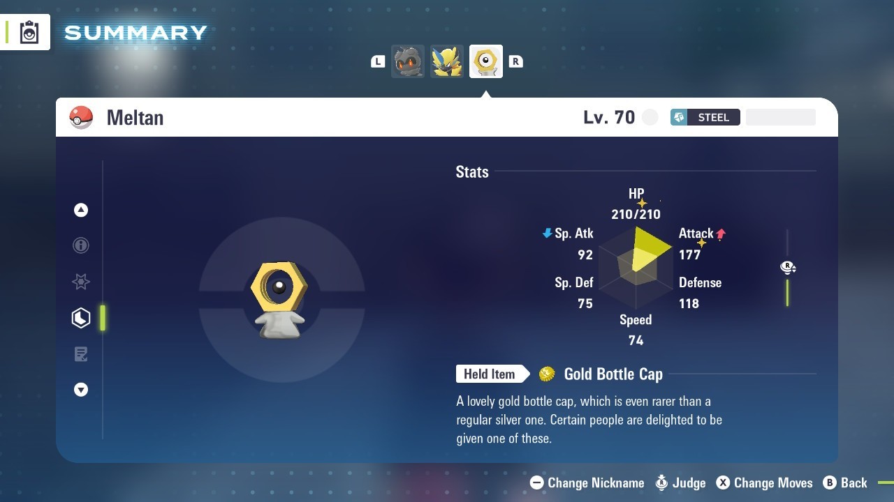 Pokémon Legends: Z-A  Meltan 6iv Max EV