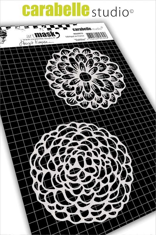Carabelle Studio Mask A6 By Birgit Koopsen Fanciful Dahlias