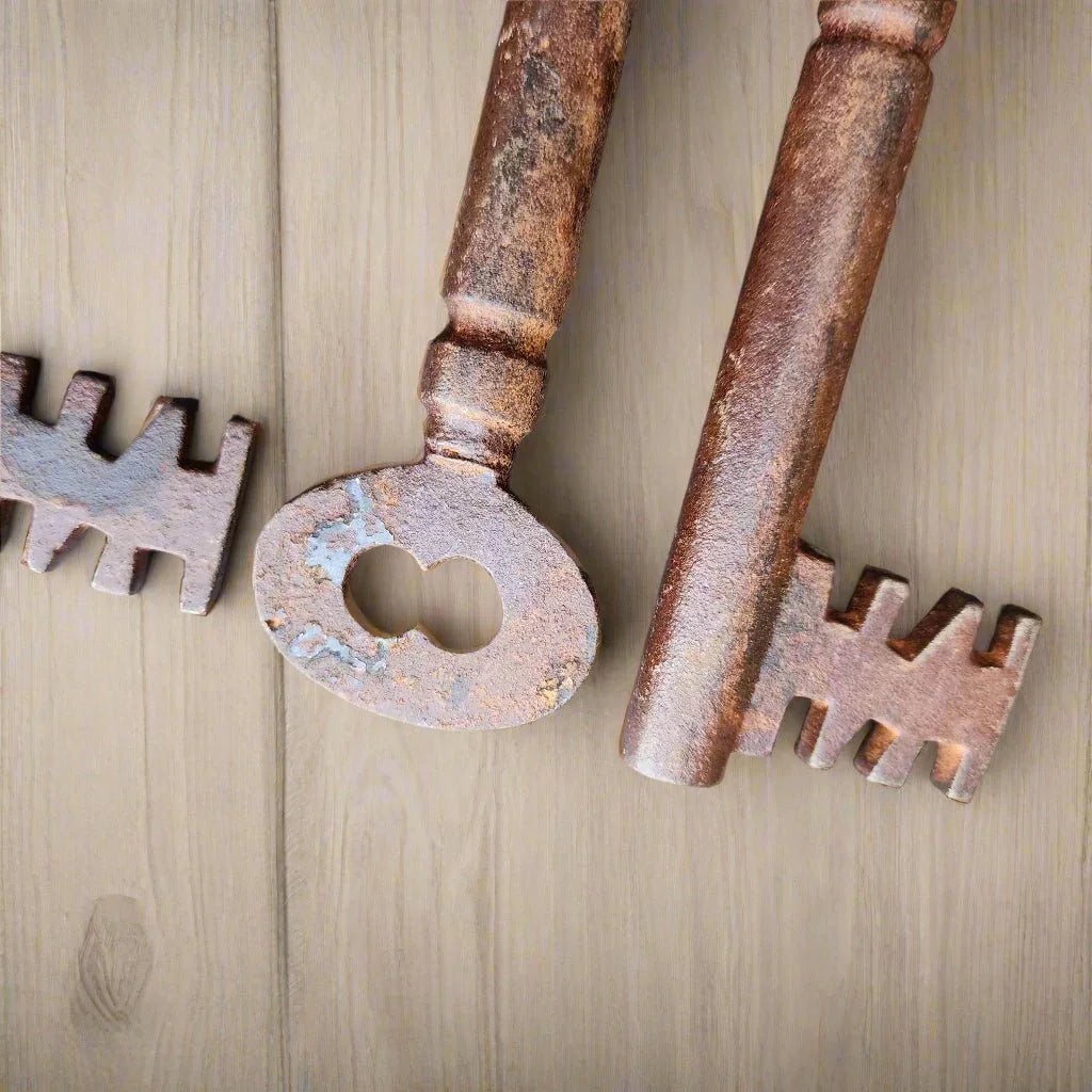 Dungeon Cast Iron Skeleton Keys Set of 5