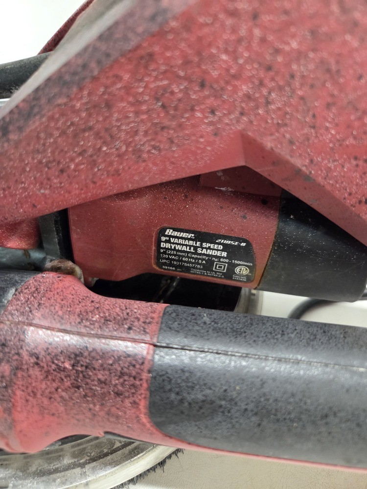 Bauer Drywall Sander Model 21105E-B