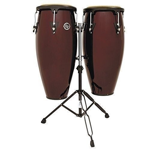 Latin Percussion LPA647-DW Conga Drum Dark Wood / Black