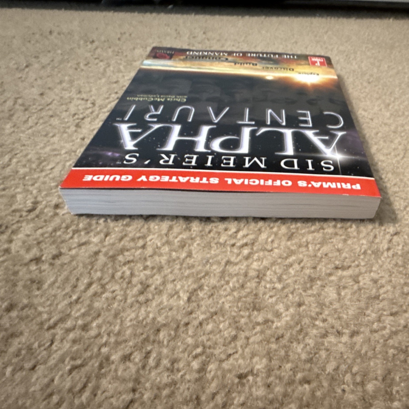 Prima Games Sid Meier's Alpha Centauri Strategy Guide Full-Color Map Poster 1999