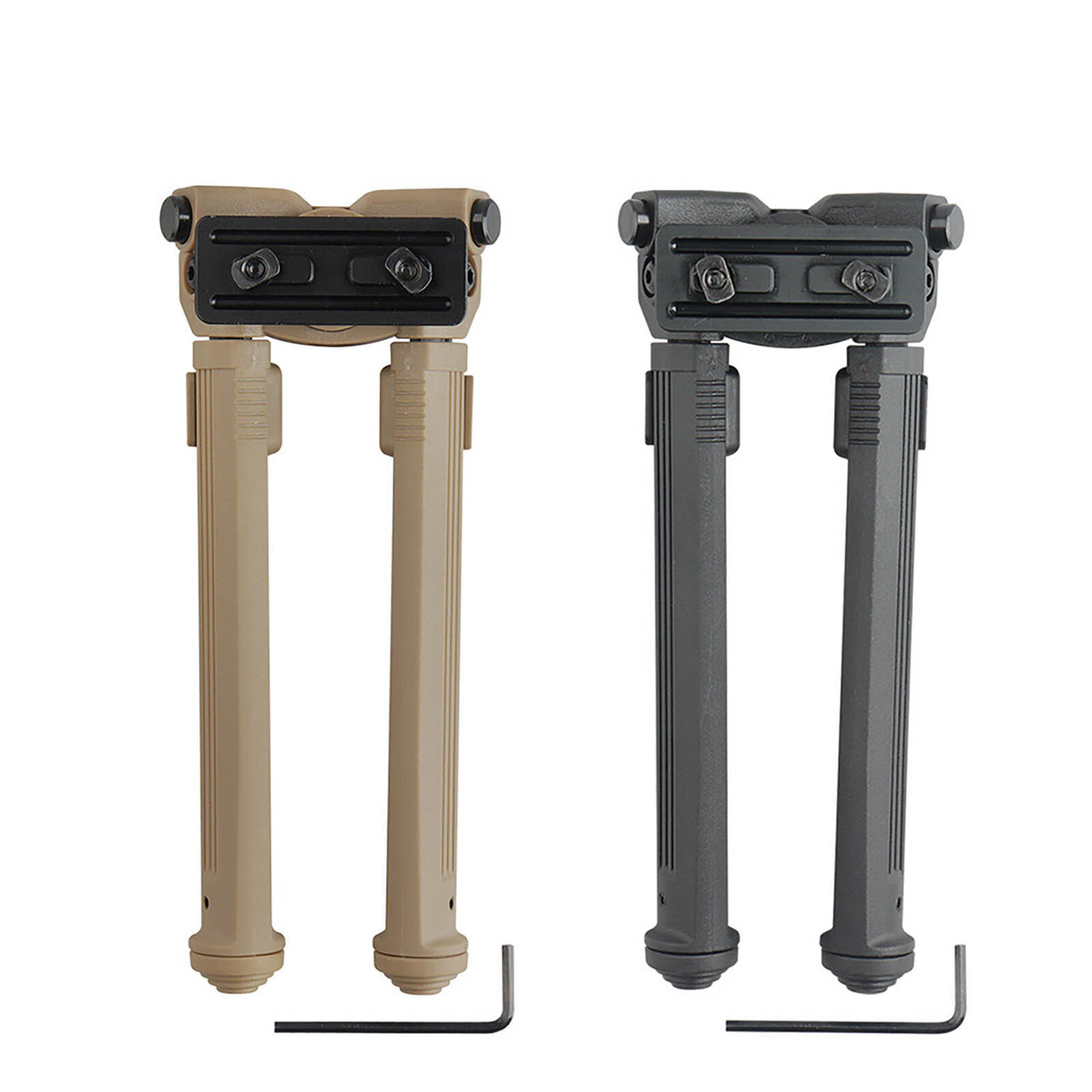 Rifle Bipod  Adjustable Foldable Mount Mlock Rail Mount Aluminum Polymer
