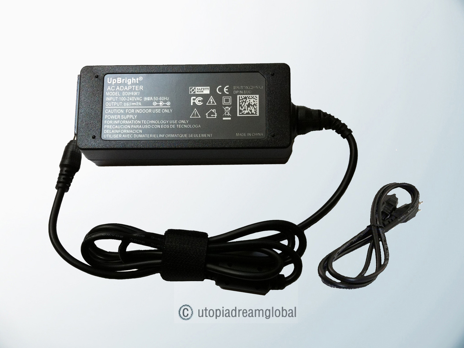 15V AC Adapter For Dell Adamo XPS 13 L9600 Laptop Notebook Power Supply Charger