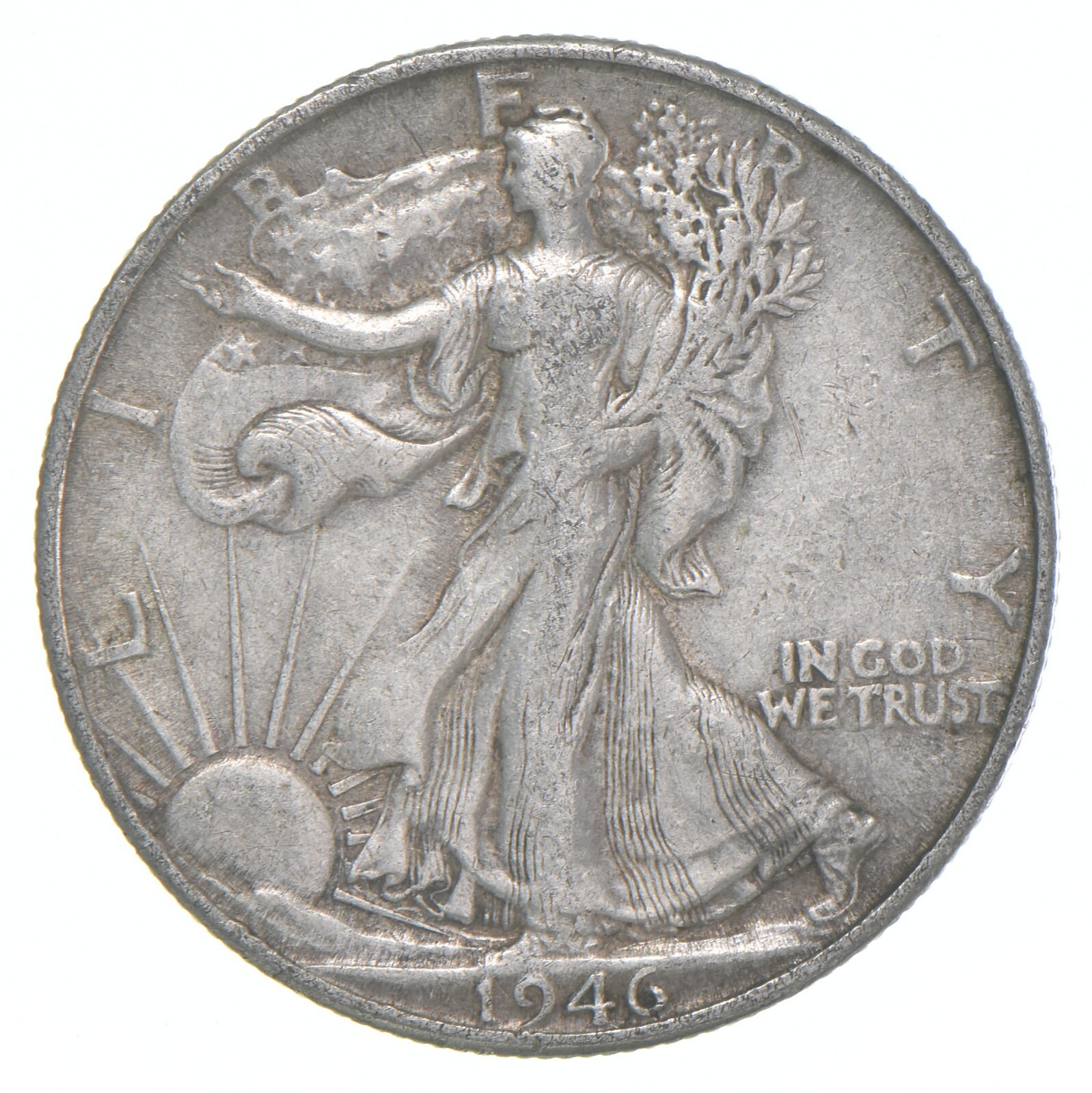 1946-D XF Walking Liberty Half Dollar