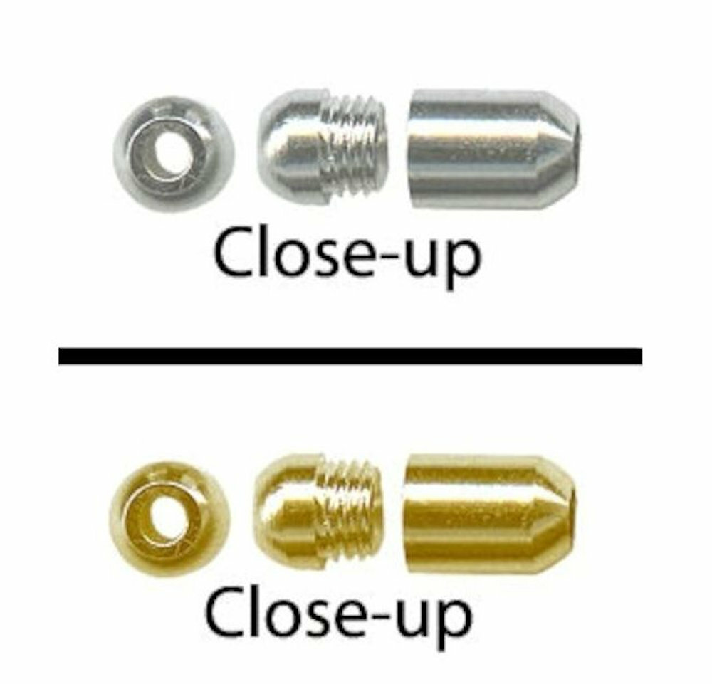 End Cap Bandit, Silver 4.5x9mm Screw On Finishing Lariat End Cap to Hide Knots*