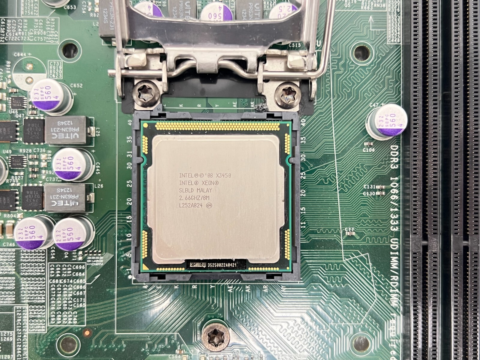 SUPERMICRO X8SI6-F-NI015 ATX Server LGA 1156 Motherboard w Intel Xeon X3450 CPU