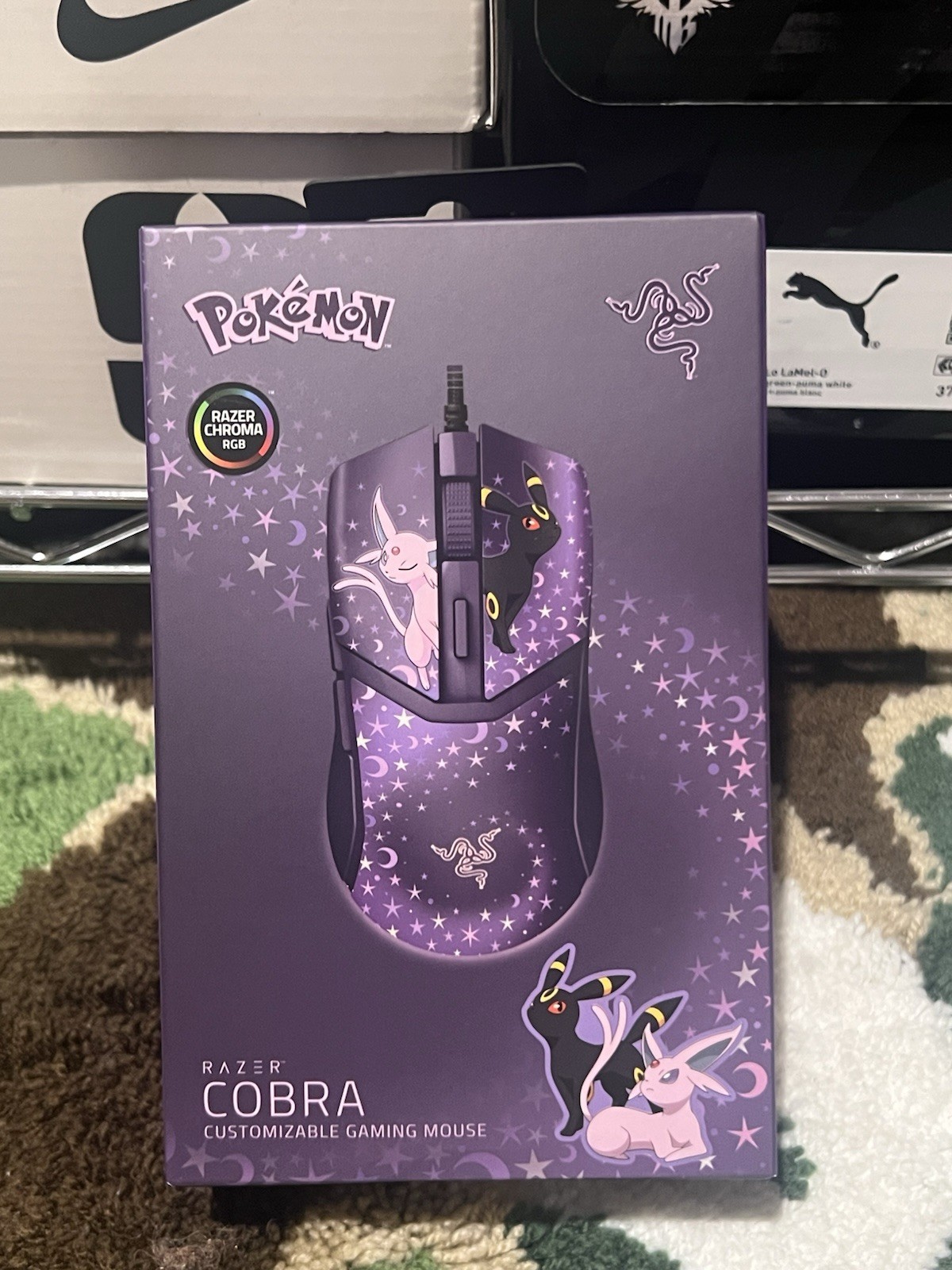 Pokemon x Razer 2026 Cobra Wired Mouse Espeon & Umbreon Edition SHIPS ASAP 💜🖤