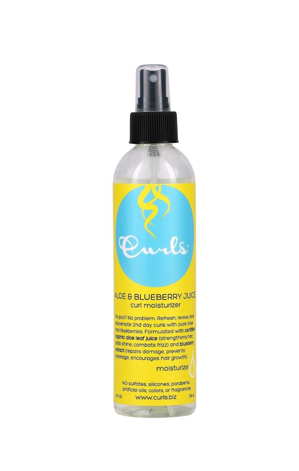 Curl Moisturizer, Aloe & Blueberry Juice, 8 fl oz