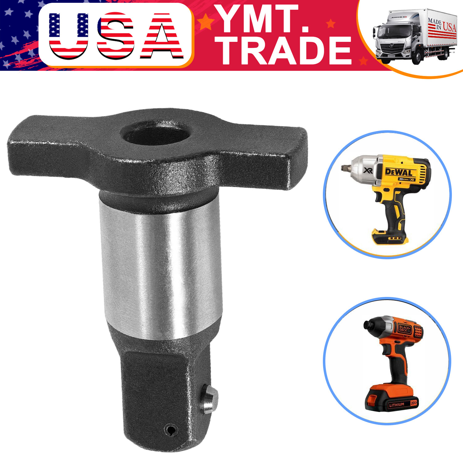 1/2'' Impact Wrench Anvil Assembly for Dewalt Black & Decker 18V 20V MAX XR
