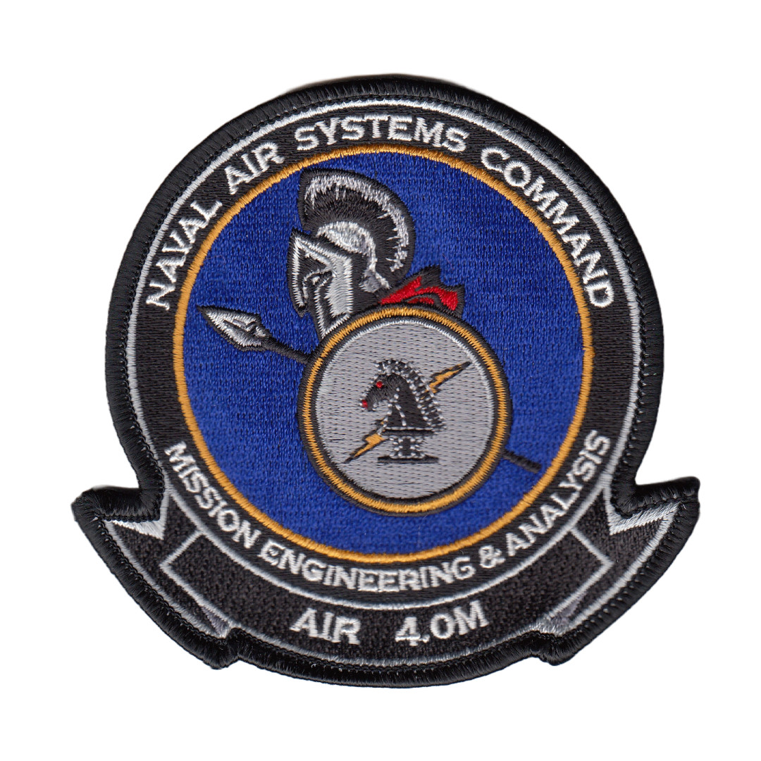 NAVAL AIR SYSTEMS COMMAND AIR 4.0M CHEST PATCH