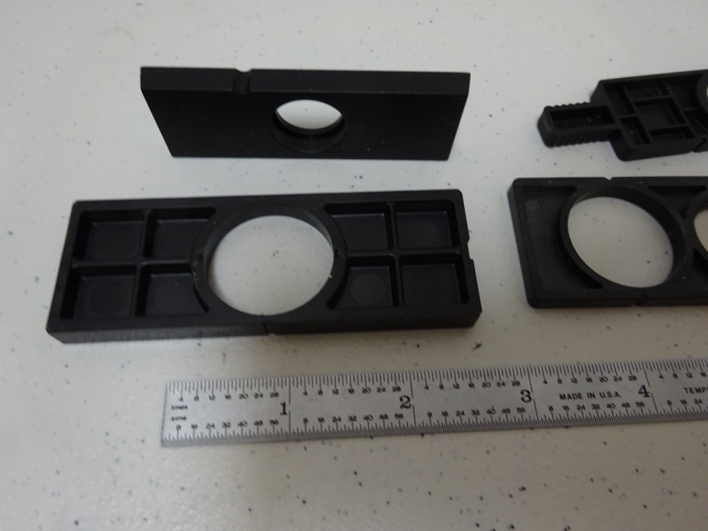 FOR PARTS MICROSCOPE EMPTY SLIDES FRAMES NIKON LEITZ for OPTICS AS IS BN#M8-C-13