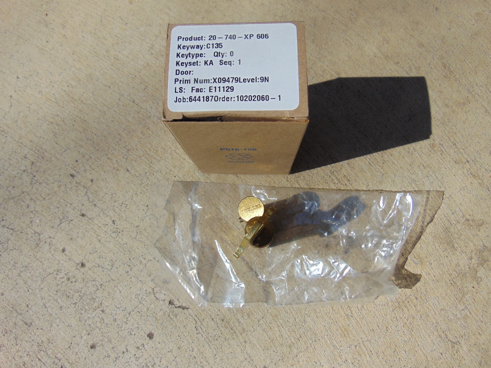 1  EVEREST SCHLAGE PRIM C135 XP 606  IC CORE LOCK   WITH 1 KEY       LOCKSMITH