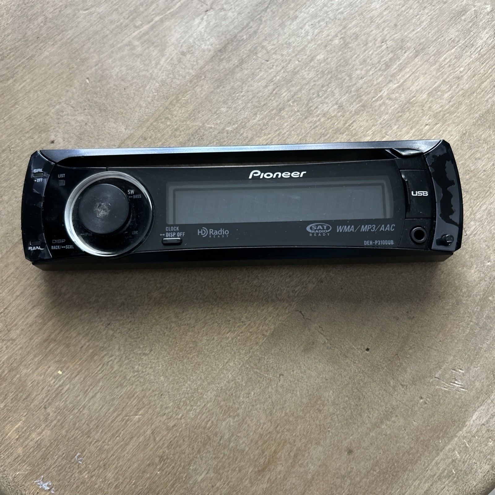 Pioneer DEH-P3100UB Replacement Faceplate For Car Stereo CD Player