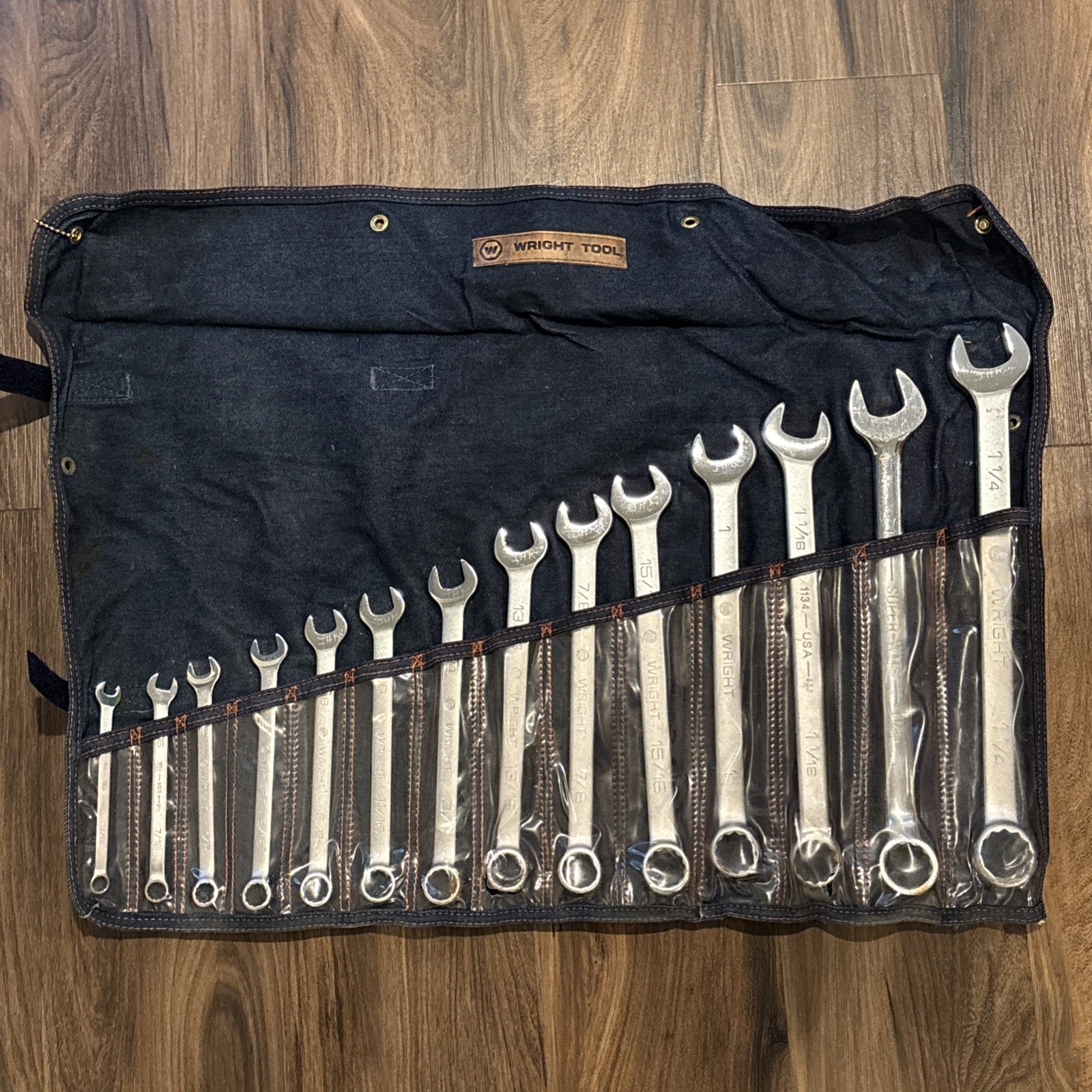 Wright Tool USA 12 Point Combination Wrench Set 14 Piece SAE 13 Wright, 1 Other