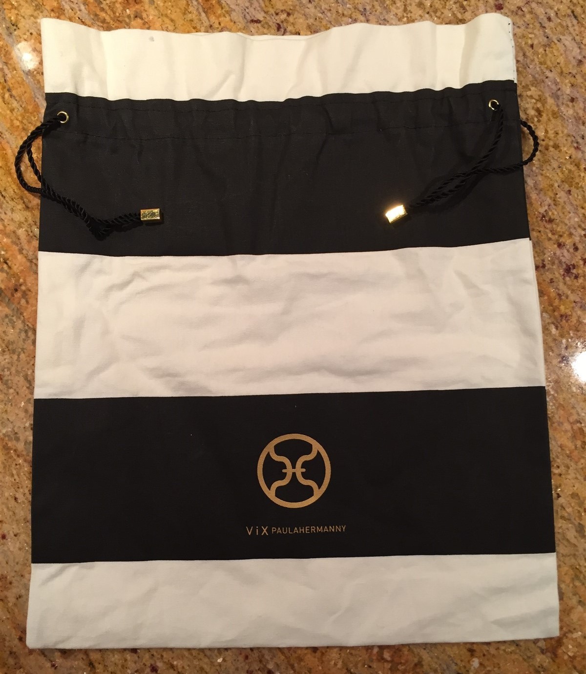 VIX PAULA HERMANNY Drawstring Logo Dust Bag - 12 1/2" x 15"