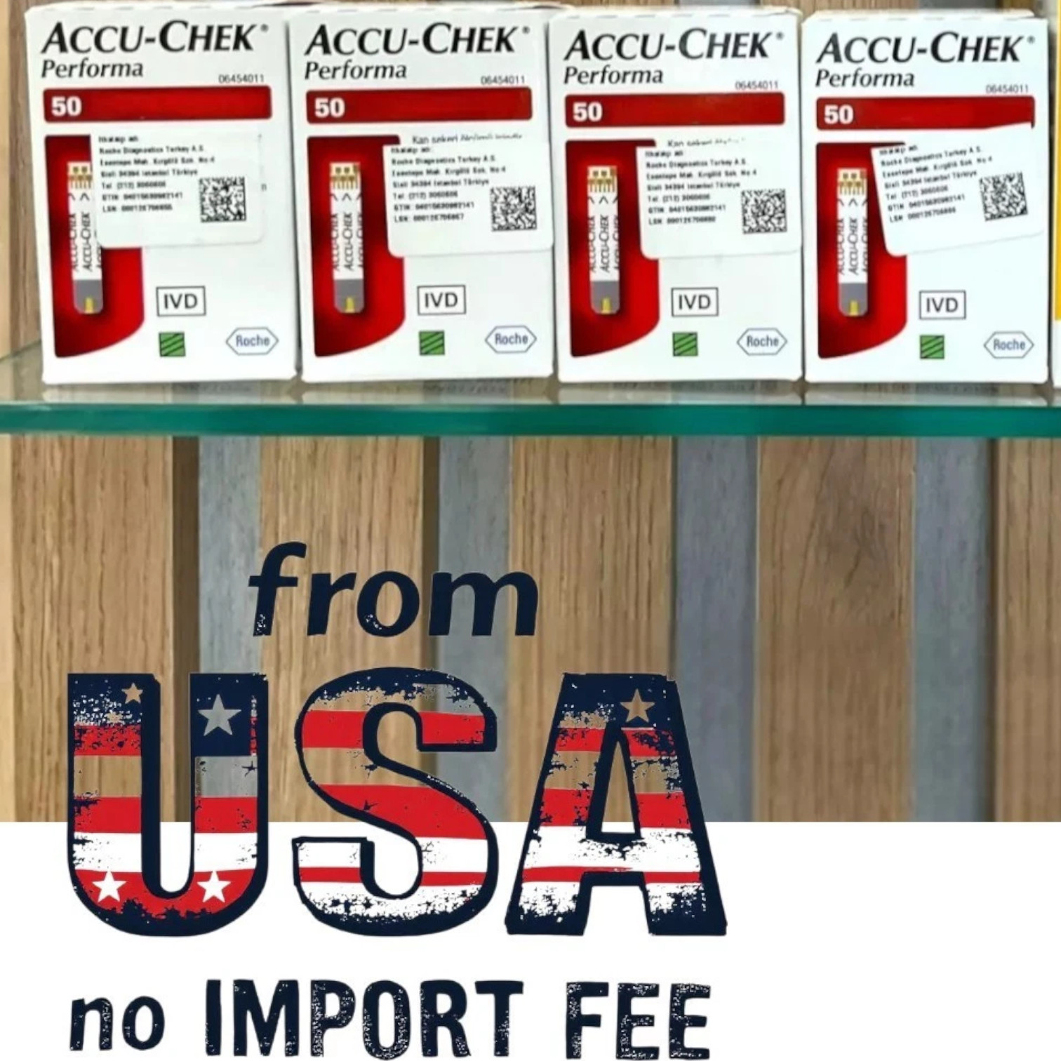 ACCU-CHEK Performa 200 Test Strips,From USA -Expiration 08- 2027-NO IMPORT FEE!!