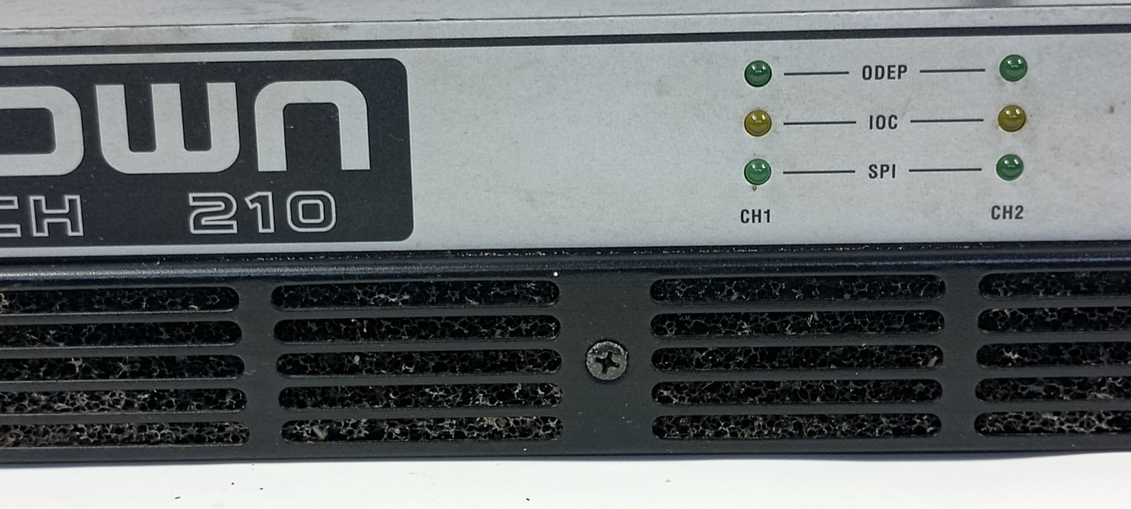 Crown Com-Tech 210 2-Channel Power Amplifier w/PIP2 Card