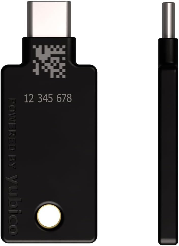 YubiKey 5C NFC - Multi-Factor authentication MFA Security Key and passkey, Co...