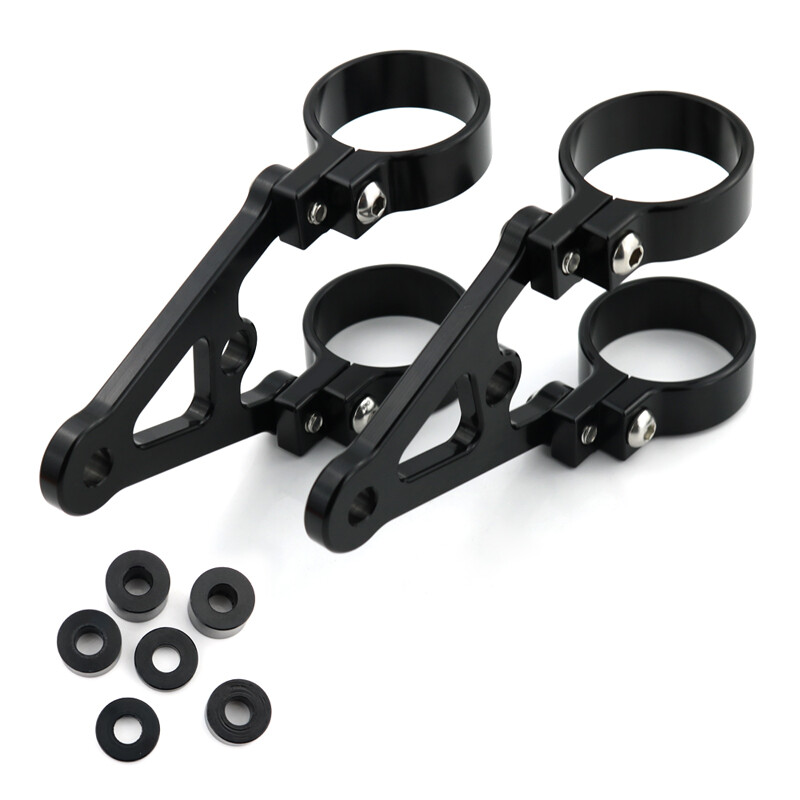 Motorcycle Headlight Mount Bracket Front Fork Ear Head Lamp Holder Fit For 41mm
