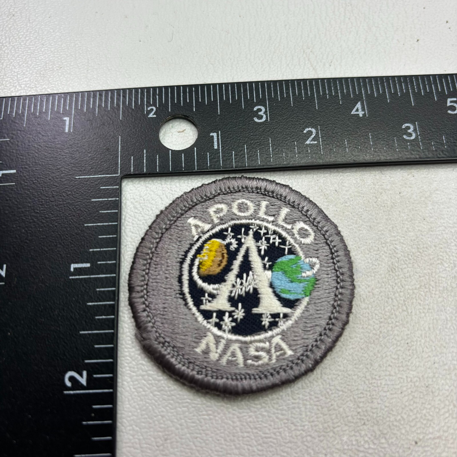 Vintage Small NASA APOLLO Patch (Moon Lunar Missions) 40a9