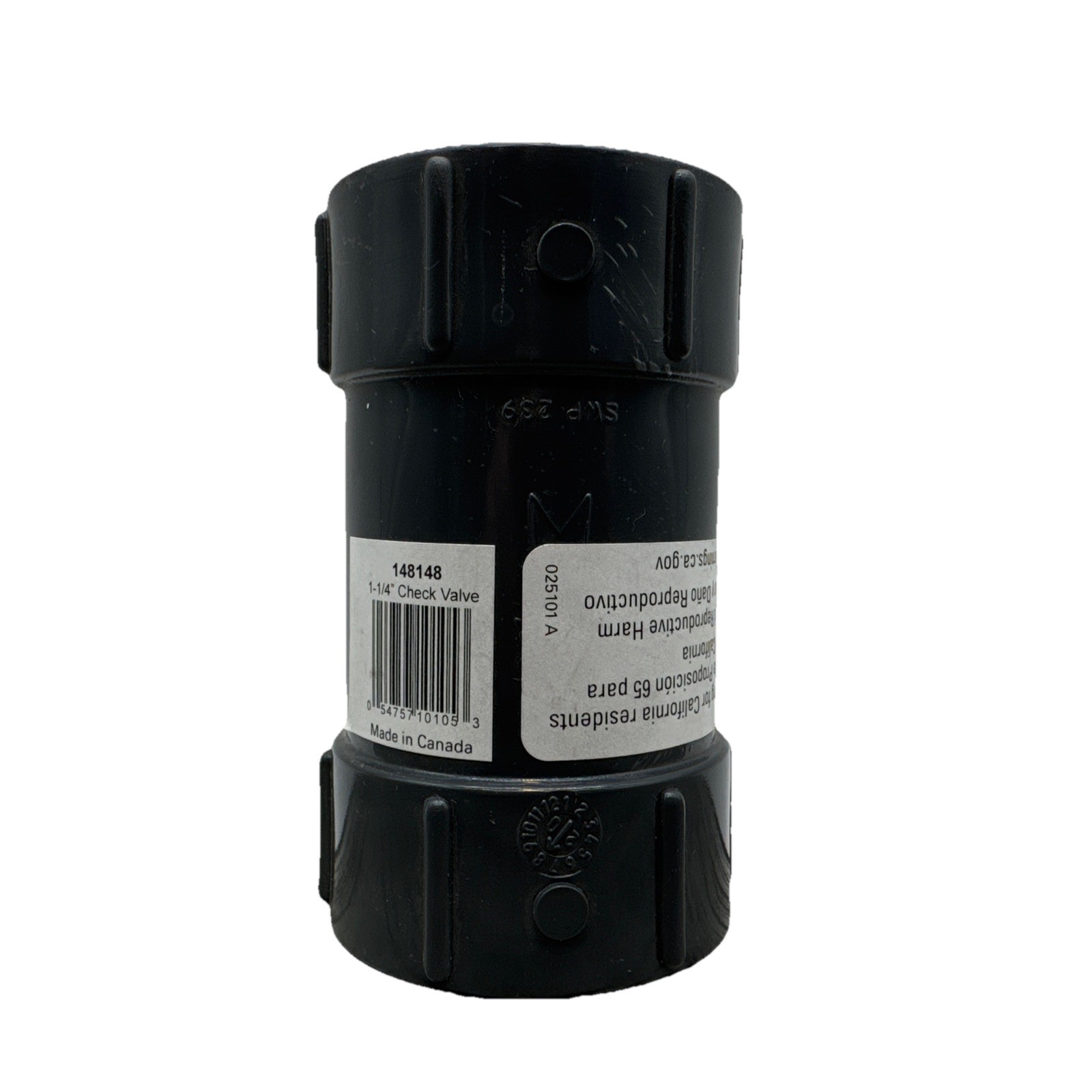 1-1/4" Inch PVC Check Valve H2O PRO NEW [76]