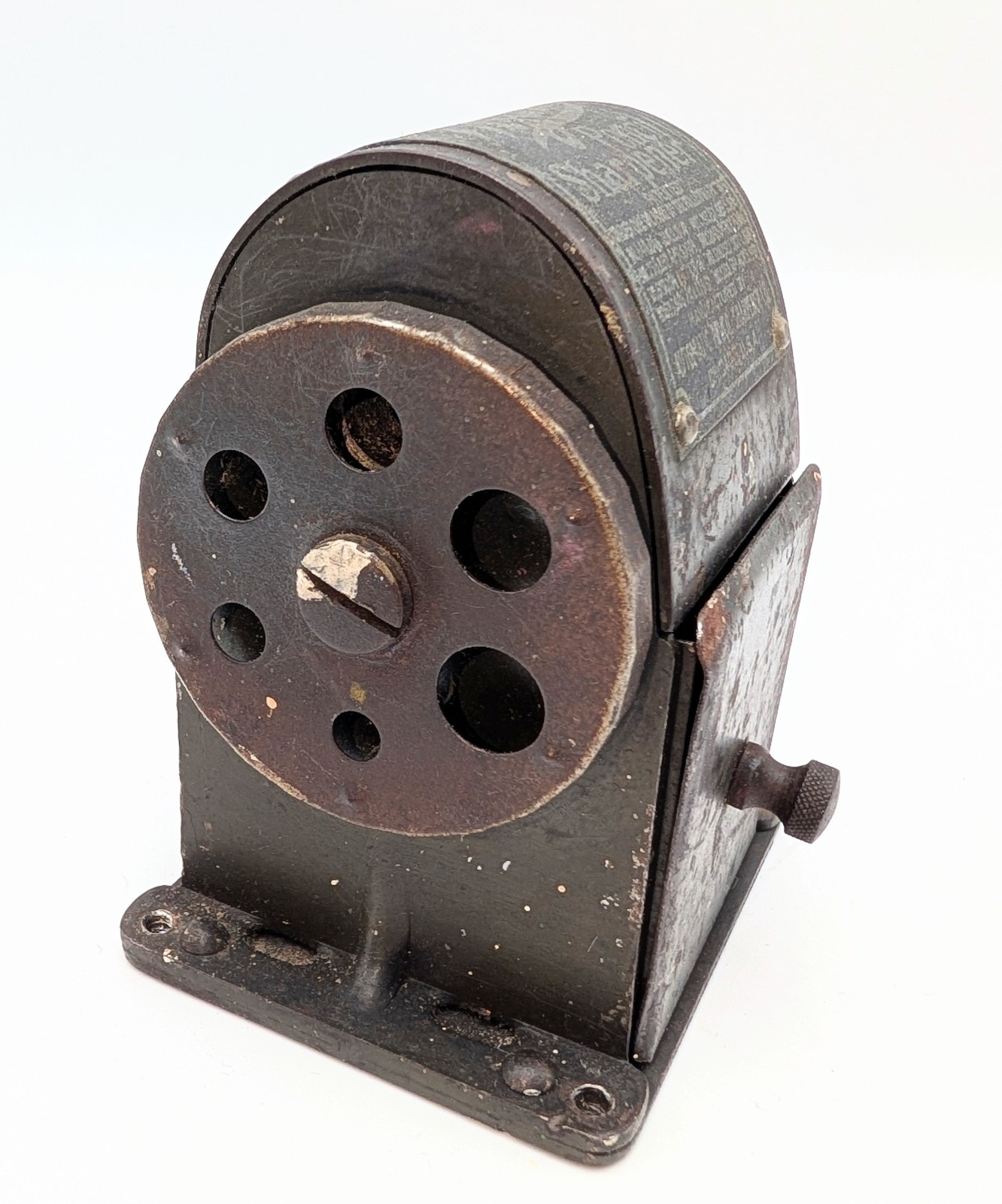 Vintage Wizard Automatic Pencil Sharpener Early 1900's Wall or Desk Mount