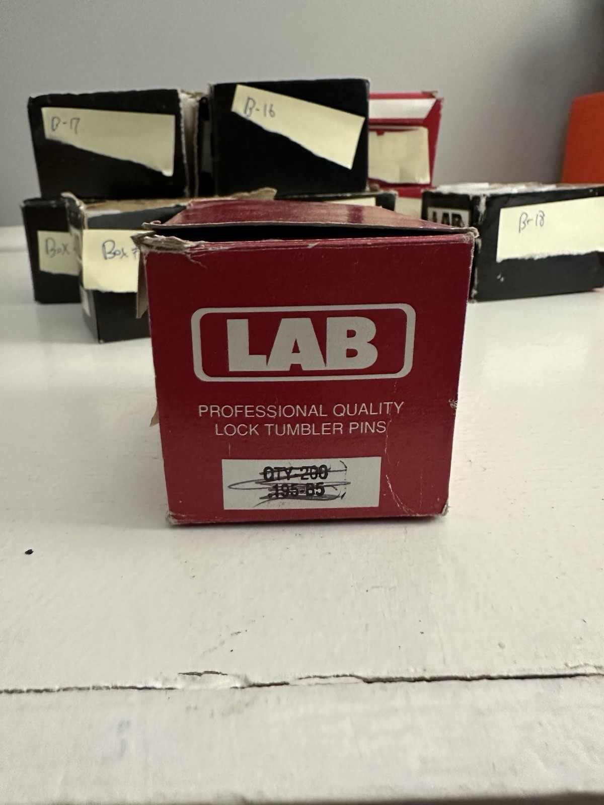 Variety Pack LAB Professional Quality Lock Tumbler Pins - 200qty - USED BOX#  5