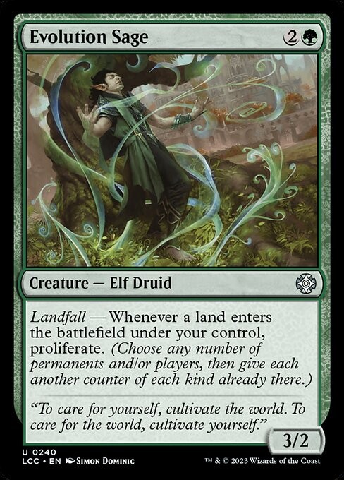 Evolution Sage 240 U Normal LCC MTG NM