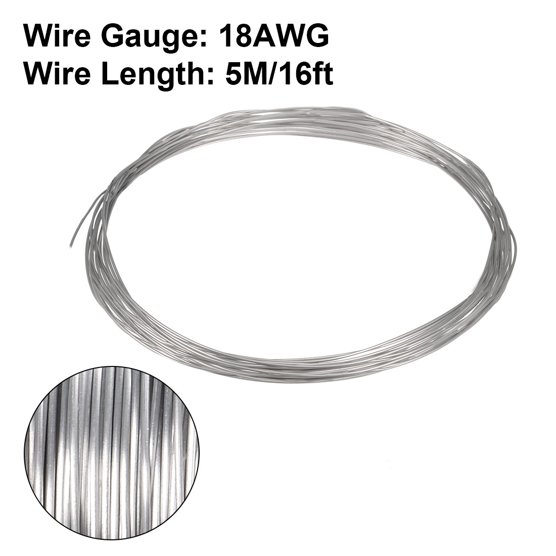 1mm 18AWG Heating Resistor Wire Nichrome Wires for Heating Elements 16ft
