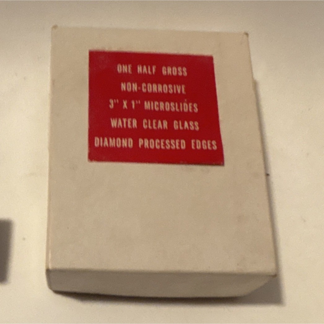 Eimer & Amend No. 1 Clear Glass Blank Slides & Cover Slips Biological Laboratory
