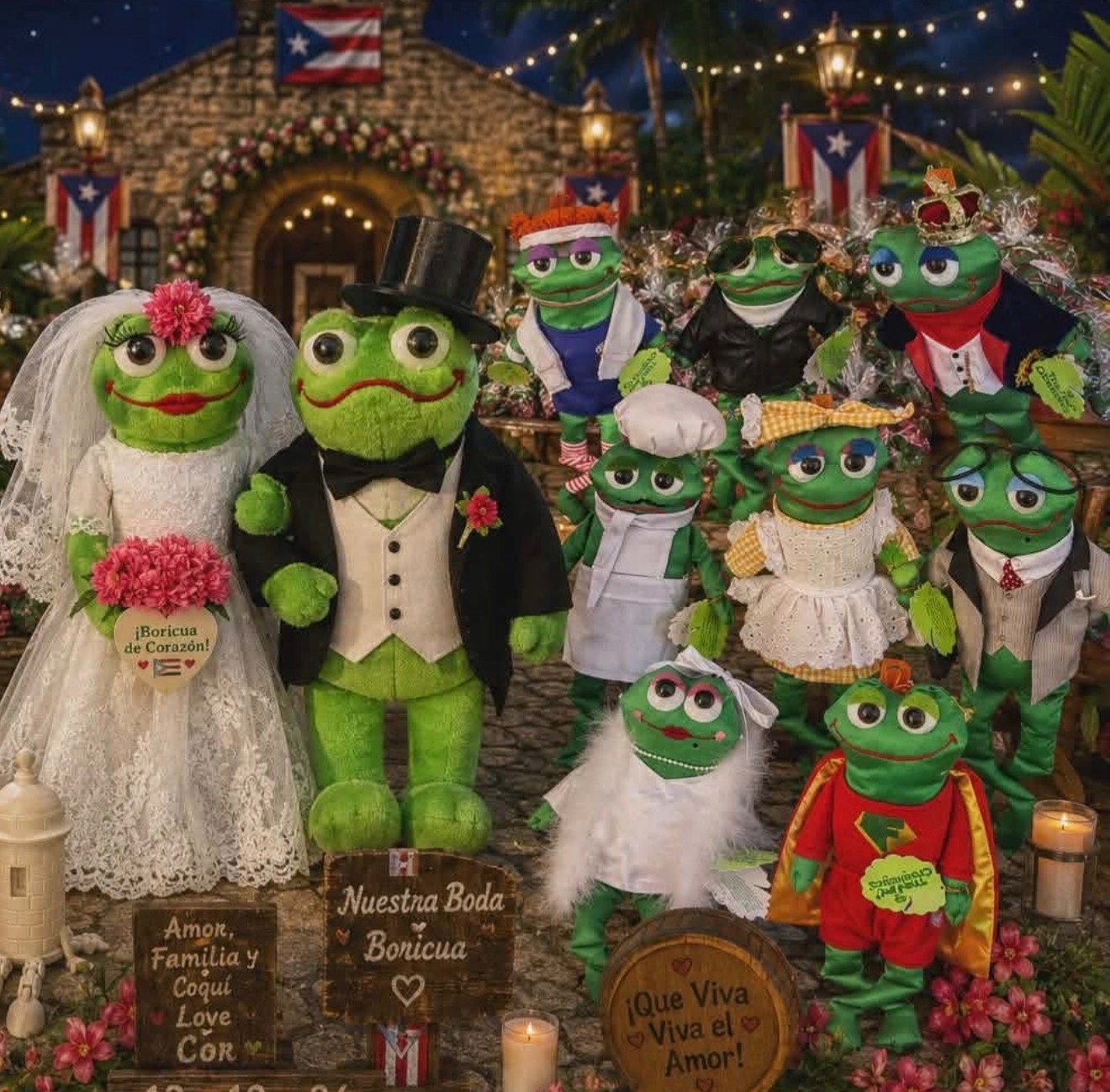 Vintage Collectibles 1983 PA Hubbel Croakettes Frogs Plush -  10 To Choose From